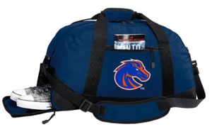 Boise State University Gym Bag or TRAVEL Duffel SEPARATE SHOE POCKET! - Picture 1 of 1
