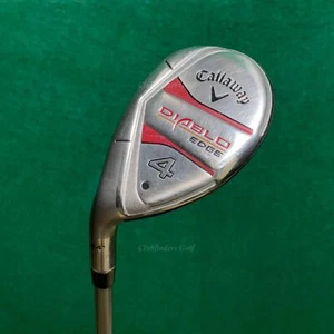 LH Lady Callaway Diablo Edge 24° 4 Hybrid Factory H-55G Graphite Ladies - Picture 1 of 3