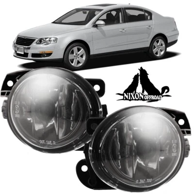 Fog Lights Assemblies For 2006-2010 Volkswagen Passat Front Bumper Clear Lamps - Изображение 1 из 4