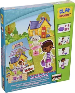 Doc McStuffins Clay Buddies Modeling Figurine & Activity Book Arts & Crafts - Picture 1 of 1