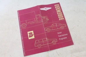 altes Prospekt Werbung Reklame Sammler BORGWARD Oldtimer - Bild 1 von 4