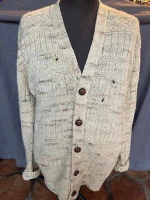 Vintage Pendleton 100% Wool Cardigan Sweater Made in USA L Wood Buttons - Image 1 of 4