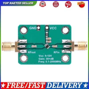 Gain 32+dB Breitband-HF-Signalverstärker Rauscharmer HF-Signalleistungsverstärke - Zdjęcie 1 z 11