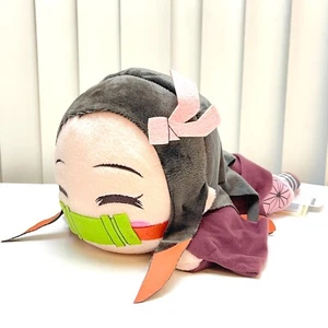 Sega Demon Slayer Anime Nesoberi Lying Down Plush Toy Doll SG95561 Nezuko Winks - Picture 1 of 3