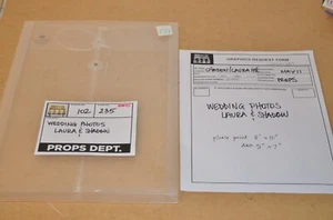 GENUINE AMERICAN GODS PROP LAURA & SHADOW WEDDING PHOTO PORTFOLIO FROM STUDIO #4 - Imagen 1 de 3