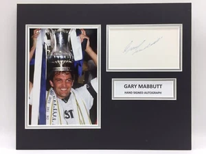 RARE Gary Mabbutt Tottenham Signed Photo Display + COA AUTOGRAPH SPURS SASIGNED - Picture 1 of 5