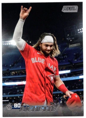 BO BICHETTE 2023 Topps Stadium Club Base #78 Toronto Blue Jays Baseball Card - Image 1 of 3