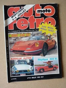Auto Rétro n°23, Dino 246 GT, 50 and Ford V8, Mercedes 300SL, Simca 5, Sunbeam-A - Imagen 1 de 1