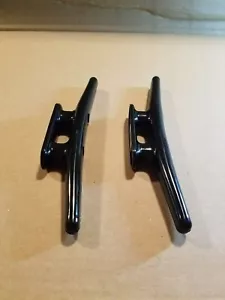 Nylon Dock Cleat 8" SeaSense Black Lot x2 UV resistant 8 inch boat tie down NEW - Foto 1 di 2