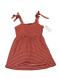 NWT! Isabel Maternity Tie Strap Striped Smocked Sleeveless Top - Size Medium - Picture 1 of 6