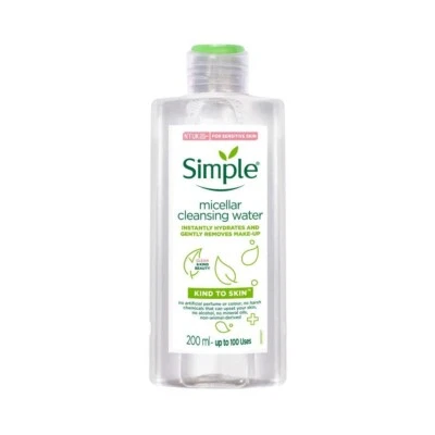 Agua Micelar Limpiadora Simple Kind To Skin 200 ml Foto 1 de 4