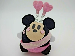 Disney Antenna Topper Valentine's Day Mickey Angel Hearts Pink Wings Cute Cutie - Picture 1 of 1