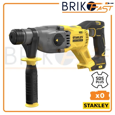 STANLEY FATMAX V20 TASSELLATORE SDS PLUS BRUSHLESS 18V SFMCH900B-XJ NO BATTERIA - Immagine 1 di 4