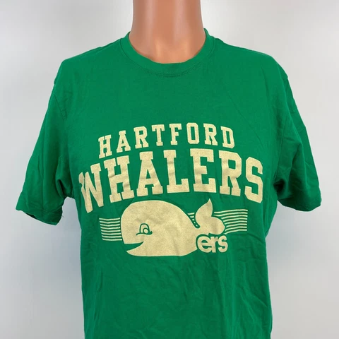 Old Time Sports Hartford Whalers Retro Logo T Shirt NHL Hockey Size M Cover