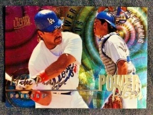 Tarjeta de inserción de lámina Fleer Ultra Mike Piazza Power Plus 1996   - Imagen 1 de 2