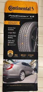Continental Tire PureContact LS Promotional Advertising 70" X 27" Bag Banner - Picture 1 of 10