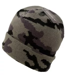 Cappello Decky Urban Mimetico Polsino Lungo Beanie Lavorato a Maglia - Foto 1 di 2