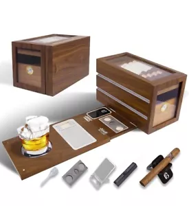 caja madera humidor cigarros - Imagen 1 de 7