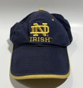 Notre Dame Fighting Irish Signatures Cap Hat Adjustable Blue - Picture 1 of 10