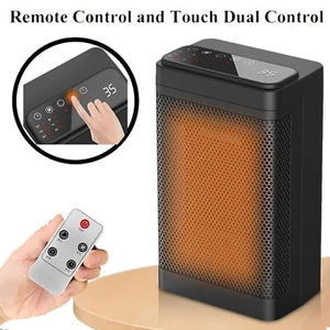 Space Heater 1500W 70°Oscillating PTC Ceramic Electric Heater with Thermostat - Picture 1 of 9
