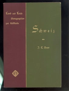 Schweiz don J.C. Beer Land und Leute, 1907, Illustrated - Picture 1 of 3