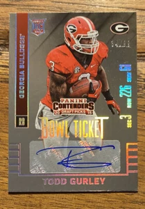 Todd Gurley 2015 Contenders Draft Picks BOWL TICKET /99 Rookie Auto RC #146 - Picture 1 of 3