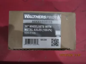 Walthers Proto HO-Scale 100 Pack 36" Turned Metal RP-25 Laufradsätze - Bild 1 von 3