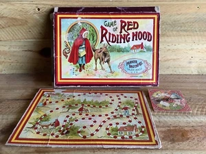 GAME of RED RIDING HOOD - c. 1895 ANTIQUE BOARD GAME - PARKER BROTHERS SALEM USA - Picture 1 of 15