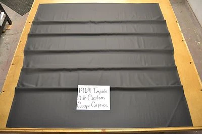 1969 69 1970 70 CHEVROLET IMPALA 2 DOOR CUSTOM COUPE CAPRICE BLACK HEADLINER - Image 1 of 2