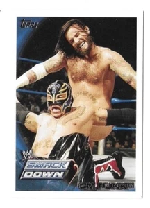CM Punk 2010 Topps WWE Base Set Tarjeta #36 Smackdown - Imagen 1 de 2