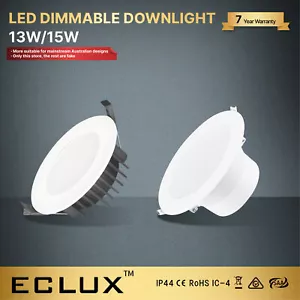 13W/15W 110MM CUTOUT LED DOWNLIGHTS CCT CHANGEABLE WARM/COOL WHITE DAY LIGHT DIM - Picture 1 of 19