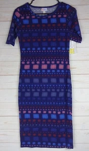 Lularoe Women's Julia Dress Dark Blue Size XXS NWT - Picture 1 of 3
