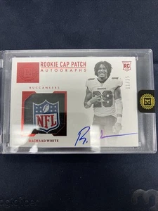 2022 ENCASED RACHAAD WHITE Rookie Cap Logo On Card Auto Rc /15 Buccaneers H382 - Picture 1 of 2