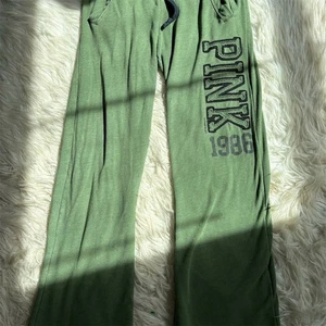 Pantalones deportivos Victoria's Secret ROSA vintage verde oliva para mujer talla S Y2K grunge - Imagen 1 de 6