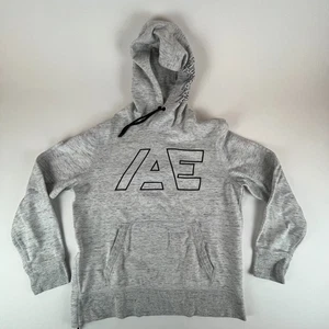American Eagle Super Soft Light Gray Hoodie Mens Medium RN 54485 - Picture 1 of 13