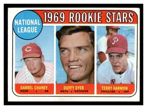 1969 Topps BASEBALL #624 NL RS Chaney Dyer Harmon 69 TBB - Foto 1 di 2