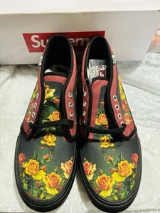 Vans Supreme x Jean Paul Gaultier x Chukka 95 Borgoña Floral Talla 10.5 Totalmente Nuevo - Imagen 1 de 8