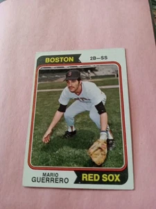 1974 Topps Mario Guerrero, Boston Red Sox. # 192. EXMT See Scan!!!!!!!!!! - Picture 1 of 2