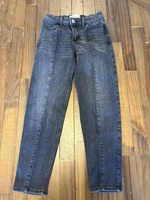 Jeans Abercrombie Niños Niñas Talla 9/10 Tiro Alto Mini Mamá Jean Negro Cintura Ajustable Foto 1 de 4