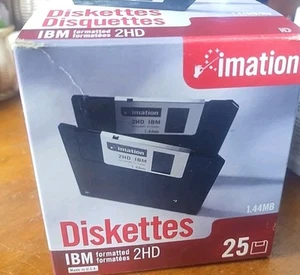 11 Imation Diskettes 2HD IBM Formatted - Picture 1 of 3