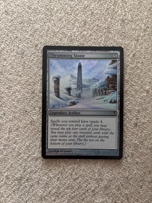 Mtg Thrumming Stone Coldsnap Foil Near mint - Image 1 of 4