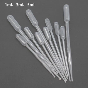 Durable Dropper Transfer Graduated Pipettes Disposable Plastic 1ml/3ml/5ml - Picture 1 of 5