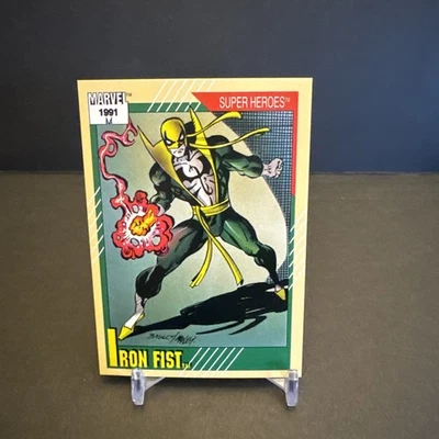 1991 Impel Marvel Universe Super Heroes - #28 IRON FIST EX/NM - Image 1 of 2