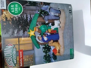 6.5' NATIVITY SCENE CHRISTMAS YARD INFLATABLE NEW PERFECT YARD DECORATION - Picture 1 of 3