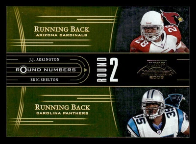 2005 Contenders Reggie Brown Vincent Jackson Round Numbers Rookie Gold /100! - Image 1 of 2