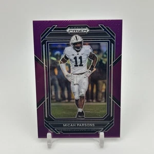 2023 Panini Prizm Draft Picks - Micah Parsons #/75 Purple Prizm Cowboys - Picture 1 of 2