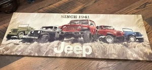 Jeep tela arte da parete 36x13 pollici senza scatola - Foto 1 di 4