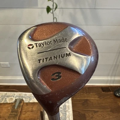 Left Hand TaylorMade Burner Titanium Bubble 3 Wood S-90 Plus Stiff Graphite 43” - Image 1 of 4