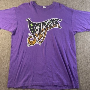 Camiseta vintage para hombre Jellyfish 1993 banda de música leche derramada XL púrpura - Imagen 1 de 12
