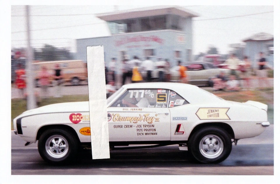1960s Drag Racing-Bill Jenkins' 69 Camaro "Grumpy's Toy VI"-Cecil County-Dragway - Image 1 of 1